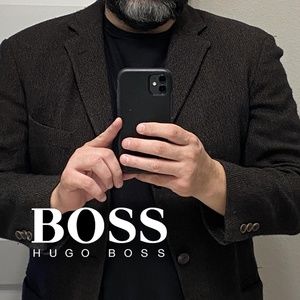 Hugo Boss Brown 44R Wool Sport Coat